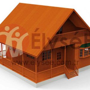Wooden House Model 2