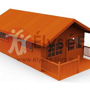 Wooden House Model 3