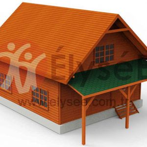 Wooden House Model 4