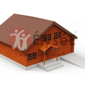 Wooden House Model 5