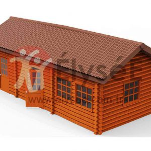 Wooden House Model 6