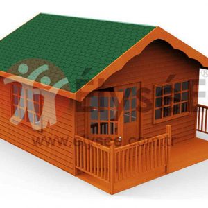 Wooden House Model 8
